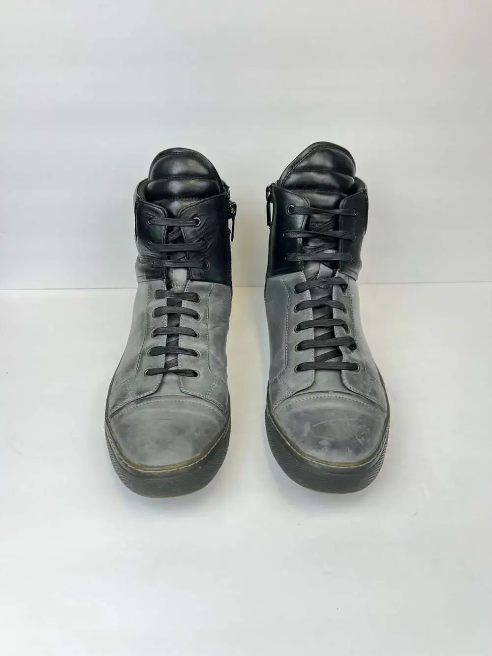 Kenneth Cole New York Double Up Men's Leather High Top Sneakers Sz 13 M